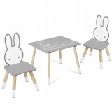 Set de masa cu doua scaune pentru copii Ricokids RC-847