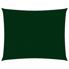 vidaXL Parasolar, verde, 2,5x3,5 m, țesătură oxford, dreptunghiular