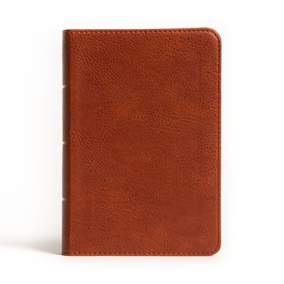 NASB Large Print Compact Reference Bible, Burnt Sienna Leathertouch foto