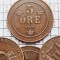 1393 Suedia 5 ore 1905 Oscar II (large letters) km 757