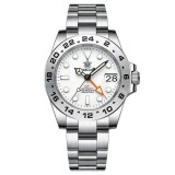 Steeldive SD1992 GMT Ceas Diver 300M, Automat NH34, Sapphire Glass, Oțel Inoxidabil, Super Lumină