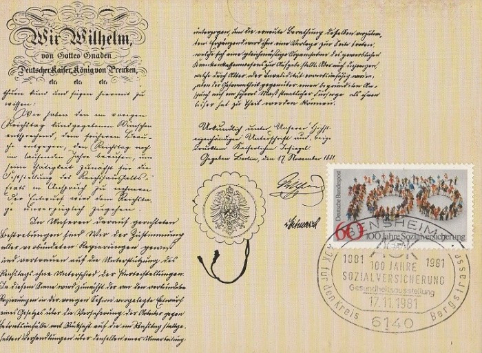 C1867 - Germania RF - carte postala maxima