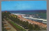 CPIB 25389 CARTE POSTALA - EFORIE SUD - PLAJA, CIRCULATA, 1984, STAMPILE, TIMBRU