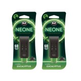 Cumpara ieftin Pachet 2 x Odorizant Auto Grila Ventilatie K2 NEONE EUCALIPT (Unisex) - Durata 60 Zile, Intensitate Ajustabila