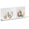 Dulap perete alb 70x16.5x30 cm lemn prelucrat, raft suspendat, etajeră