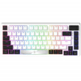 Tastatura Gaming AQIRYS Adara Mini RGB HaiMu Pink Switch Mecanica, USB, Layout US (Alb)
