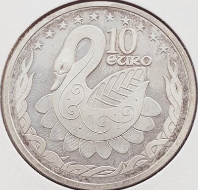99 Irlanda 10 Euro 2004 European Union Presidency km 42 argint foto
