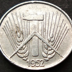 Moneda 1 PFENNIG RDG - GERMANIA DEMOCRATA, anul 1952 *cod 1059