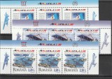 Aeromfila ,triptic ,,parte de sus coala ,Nr lista 2281,Romania.