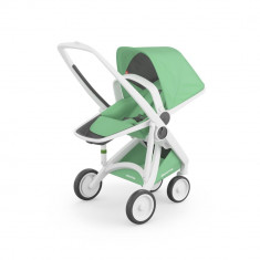 Carucior Greentom Reversible 100% Ecologic White Mint foto