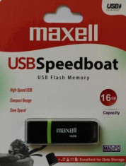 Memorie flash USB Speedboat 16GB Maxell USB2.0 foto