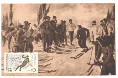 SV * SCHI * O.ANGHELUTA Invatand de la Maestrii Sportului Sovietic *10 BANI 1961 foto