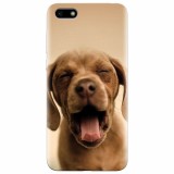 Husa silicon pentru Huawei Y5 Prime 2018, Cute Yawning Puppy