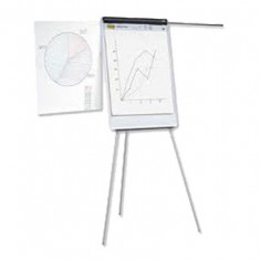 FLIPCHART MAGNETIC CU BRATE LATERALE SMART 70x100 cm