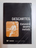 EXPUNERE DESPRE METODA de RENE DESCARTES , 1995