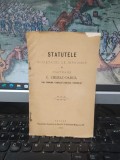 Statutele Societate Chebac-Oarda Cudalbi Galati 1902, Carte Bibliofilie, Editie Princeps, Jud. Covurlui, 20 Pag.