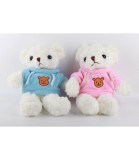 Ursuleț de Pluș cu Bluză 38 Cm 2 Culori