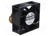 Ventilator DC axial 24V 80x80x32mm 147m&sup3;/h 57dBA SANYO DENKI