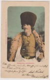 Romania Cioban Clasica litografie circulata 1902 Nagy Szeben Brasso, Printata