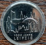 (M2274) MONEDA GERMANIA - 10 EURO 2015, LIT. F, ANIVERSARE - 1000 ANI LEIPZIG, Europa