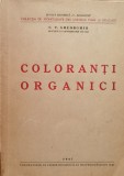 Coloranti Organici C.V. Gheorghiu, 1947, Chimie Organica, Romana, Editura Laboratorul de Chimie