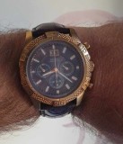 Ceas original Guess U19502G1, curea piele, in stare perfecta de functionare