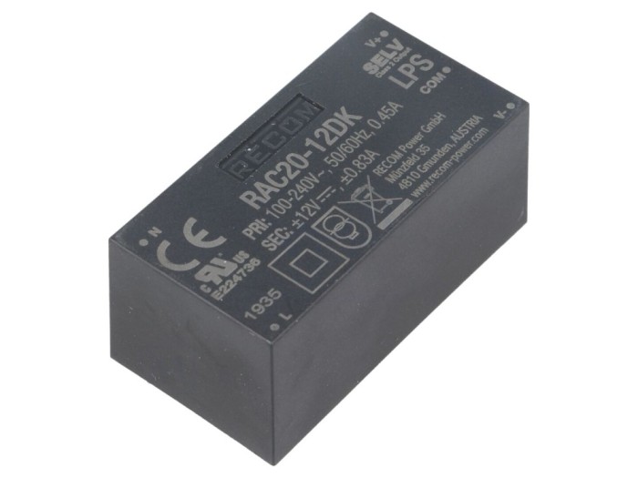 Convertor AC/DC 20W 12V