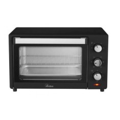 Cuptor electric ventilat Ardes Gustavo Dark AR 6231B, 30 l, 1600 W, 6 functii de coacere, Timer, 100-230 grade, Negru