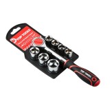 Set tubulare 3/8 cu clichet TOP TOOLS, 8 piese pentru uz casnic si atelier