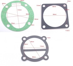 Set de 3 garnituri piston de 90mm pentru pompa compresor de aer dispus in V NR.1989