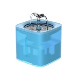 Cumpara ieftin Fantana de apa pentru pisici si caini, dozator automat de apa, 2L, ultra-silentios 10 dB, Albastru