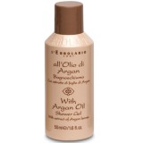 Gel de dus cu ulei de argan Mini, 50ml, L&#039;Erbolario