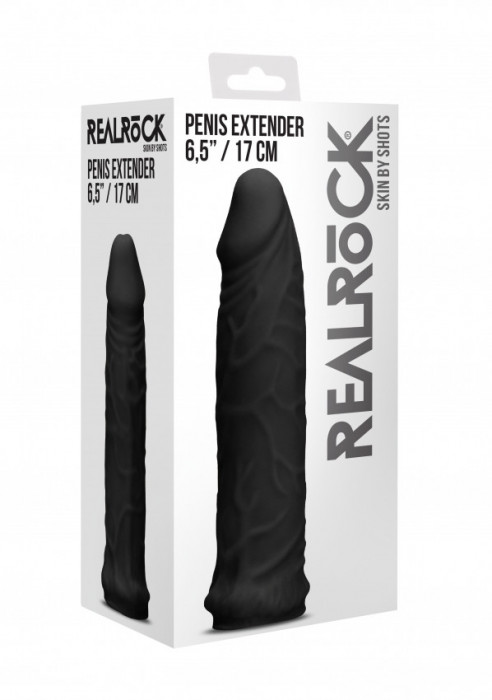 Prelungitor penis - Penis Extender - 17 cm - Negru