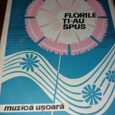 FLORILE TI-AU SPUS MUZICA USOARA