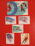 CAMBODGEA, SPORT LILLEHAMMER - COLIȚĂ + SERIE COMPLETĂ MNH