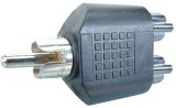 Adaptor RCA tata - 2 x RCA tata - 126706