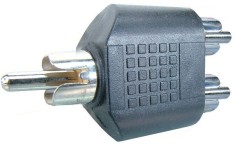 Adaptor RCA tata - 2 x RCA tata - 126706