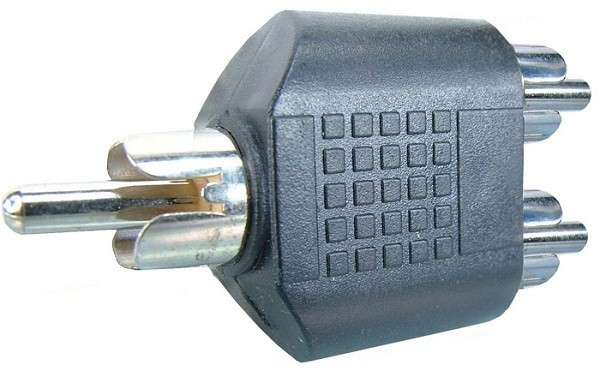 Adaptor RCA tata - 2 x RCA tata - 126706