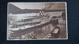 Carte postala, Vapor pe Dunare, perioada interbelica