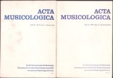 C5148N Acta Musicologica, volumul LI, fasciculele I și II, 1979, International Musicological Society