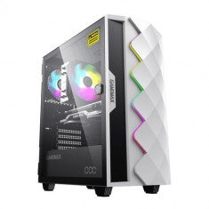 Carcasa Gamemax White Diamond OC, ARGB, MiddleTower (Alb)