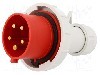 Conector alimentare AC, IEC 60309, IP67, 32A, 400V AC, 5 pini, PAWBOL - B.1907