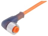 Cablu M12 mamă pentru senzori, 2m, IP67, 3 pini - Lumberg Automation