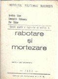 Calculul analitic al regimurilor de aschiere la rabotare si mortezare - Aurelian Vlase