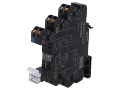 Stativ WEIDM&amp;Uuml;LLER 16A pentru șină DIN 24VDC 2618740000 -40&amp;divide;60&amp;deg;C foto