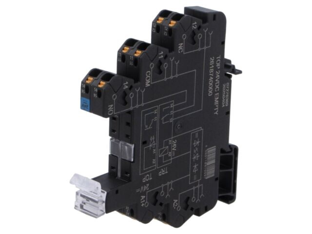 Stativ WEIDM&Uuml;LLER 16A pentru șină DIN 24VDC 2618740000 -40&divide;60&deg;C
