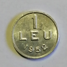 Replică după moneda de 1 leu 1952