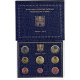 Vatican 2014 - set complet de la 1 cent la 2 euro BU