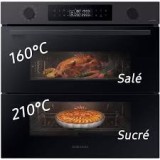 Cuptor incorporabil Samsung Series 4 ,76 L 3650 W Black,Dual Cook!