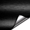 Folie Auto Colantare Aluminiu Polisat Negru, 1m x 1.52m, AVEX